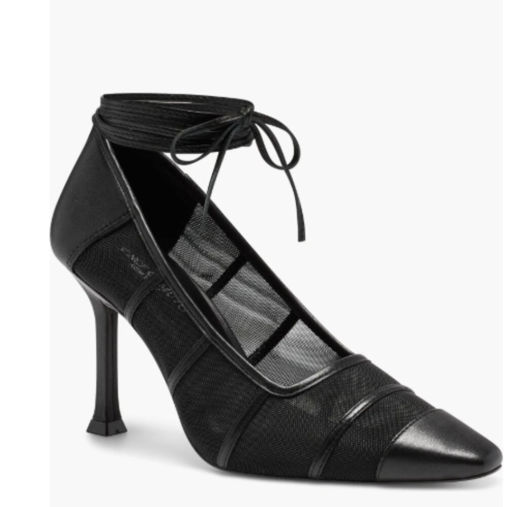 Vince Camuto Black Kaliona Pump Heels Women's Size 7.5 Like New